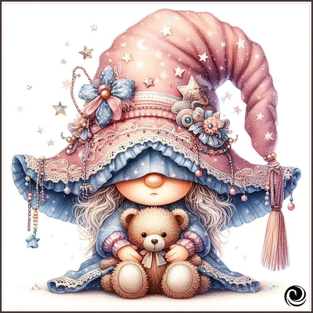 Star Gnome 1498 Chart Counted Cross Stitch Pattern Needlework