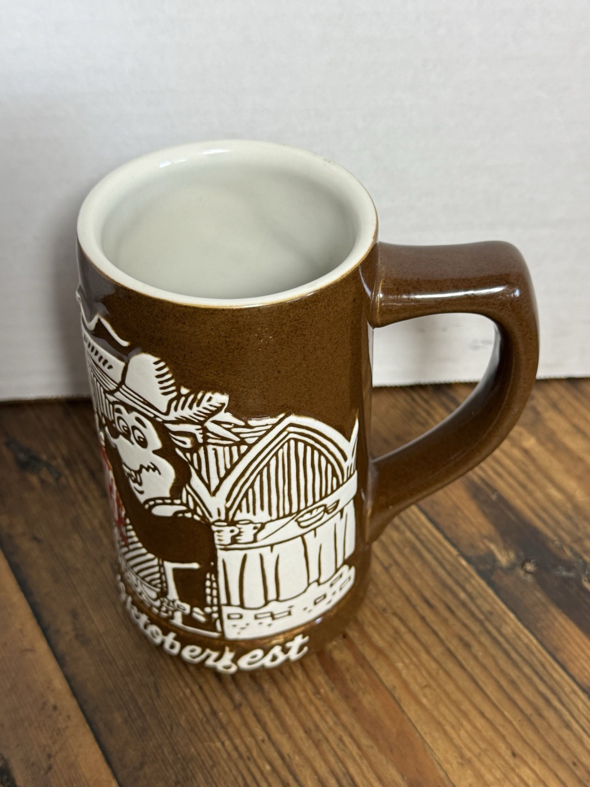 Vintage Hamm's Beer Stein Mug 1973 Oktoberfest Salutes Ceramarte Brazil Bear (C)