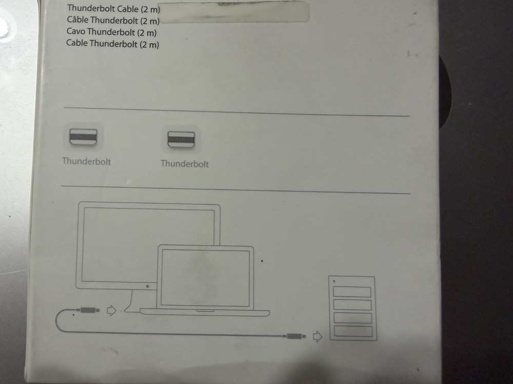 Apple Thunderbolt Cable 2M - White - MD861LLA