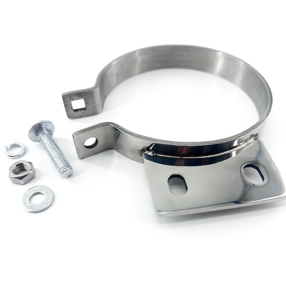 5" Chorme Mount Bracket Clamp for Peterbilt Exhaust Stack 379 359 1987-1993 S...