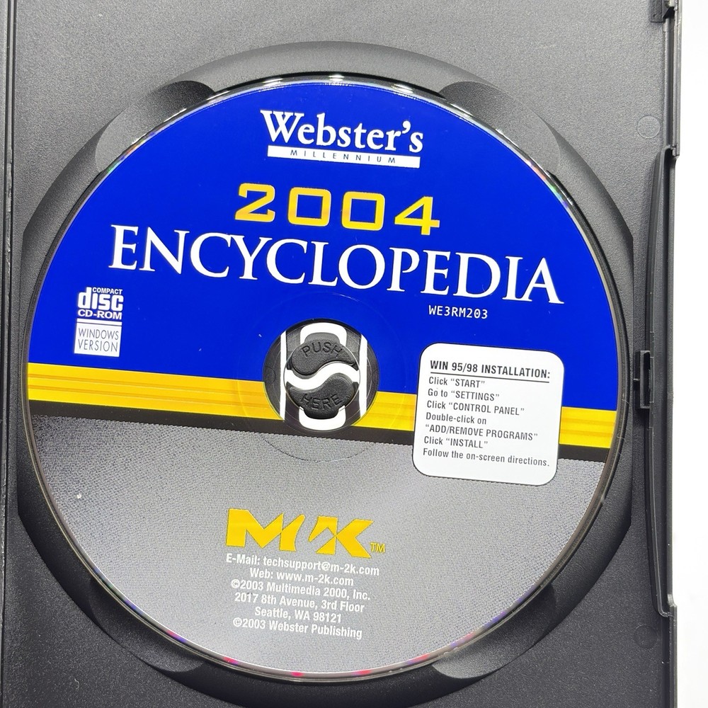 Webster's The Complete Multimedia Reference Library - 4 CD (2004)