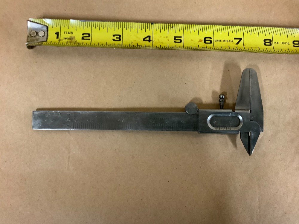 vintage verier caliper 5 inch