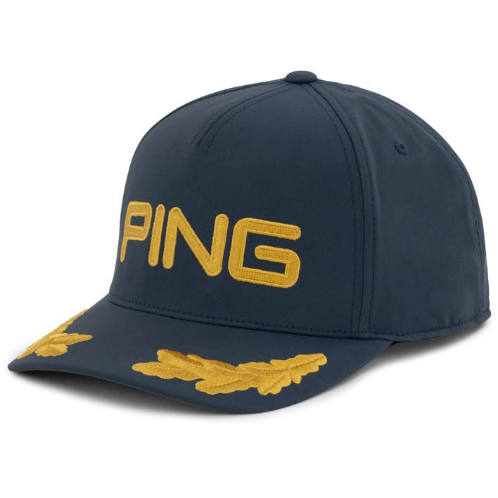 New Ping Golf Captains Navy/Gold Adjustable Snapback Hat