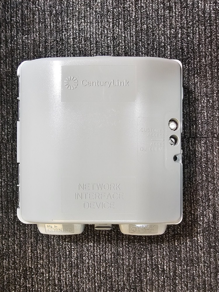 (QTY 2) Corning Century Link Network Interface Device Housing UNI-30C6-13U1