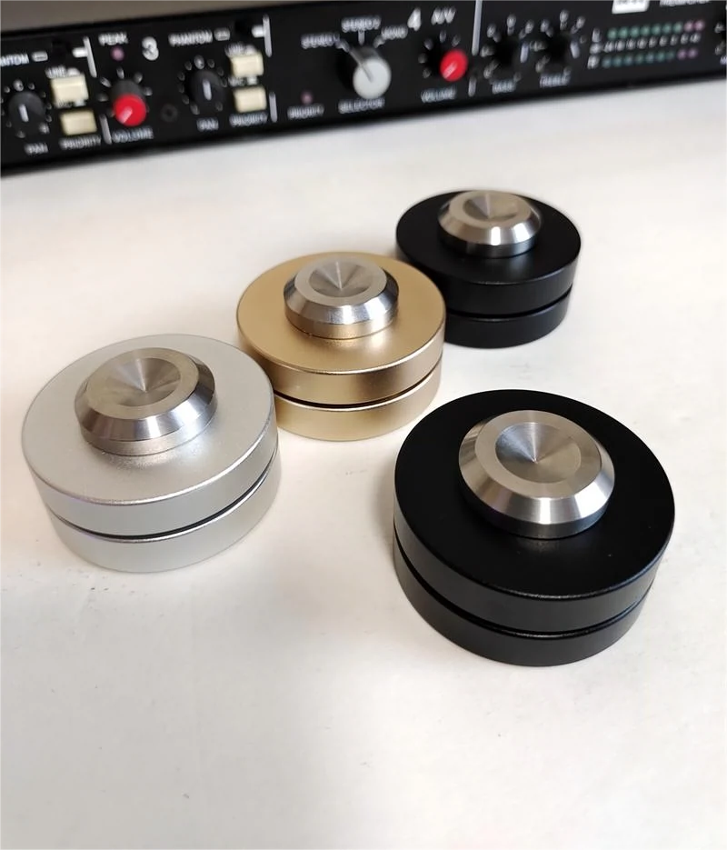 4PCS Adjustable Isolation Stand Feet Spikes for Amplifier CD Player DAC Decoder