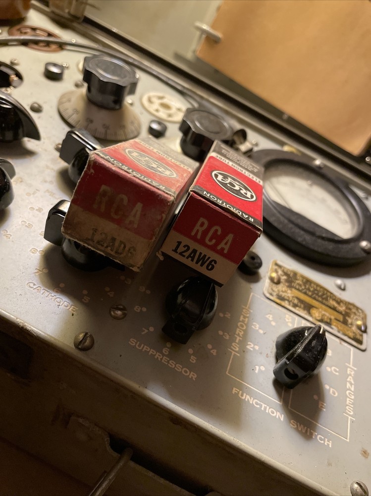 RCA 12AW6 Sharp Cut-off RF Pentode  12AD6 NOS