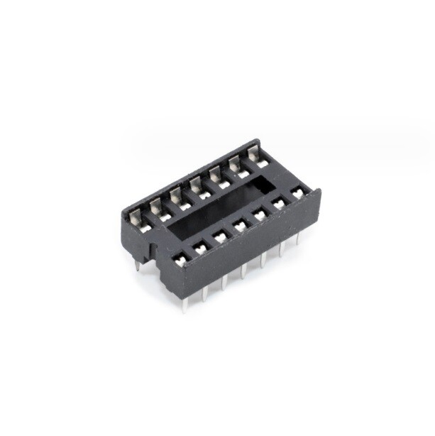 100pcs IC socket chip base microcontroller stand DIP-8 / DIP-14 / DIP-16
