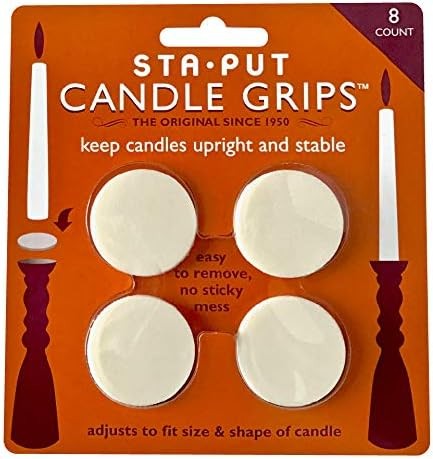 8 Pack Non Slip Candle Grips for Holders