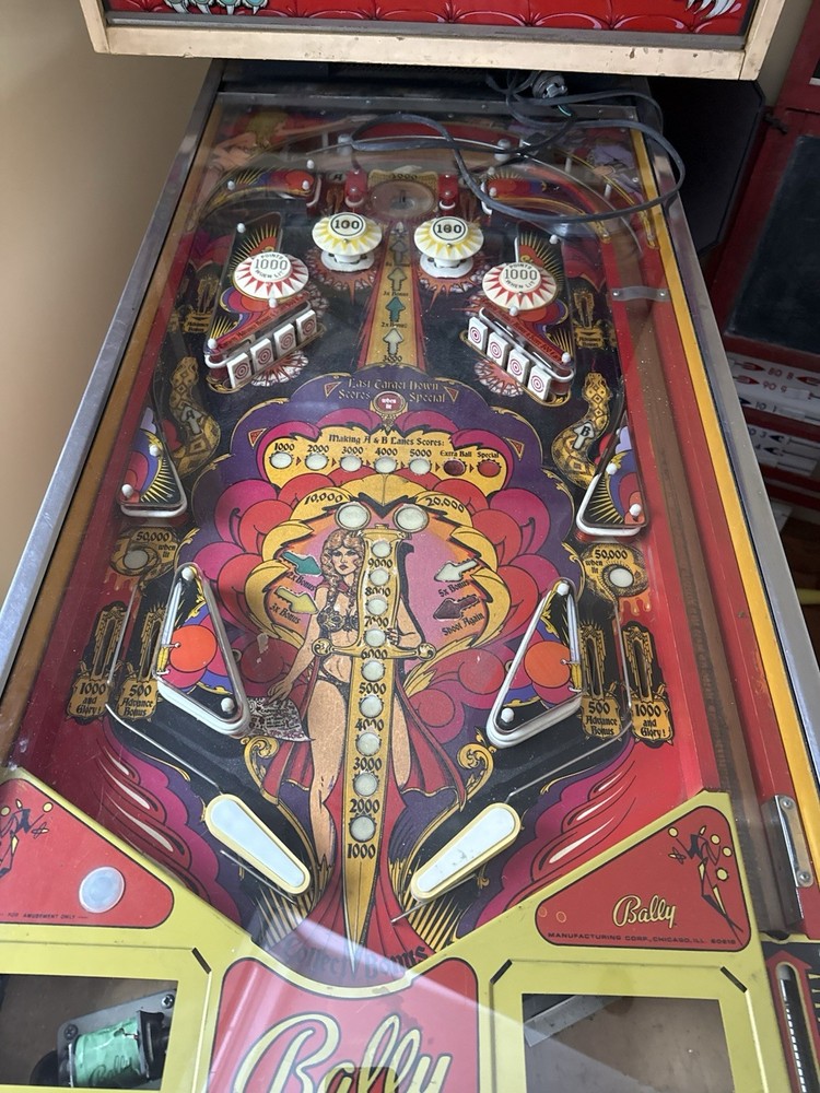 Bally Mata Hari Original Pinball Machine Arcade Game
