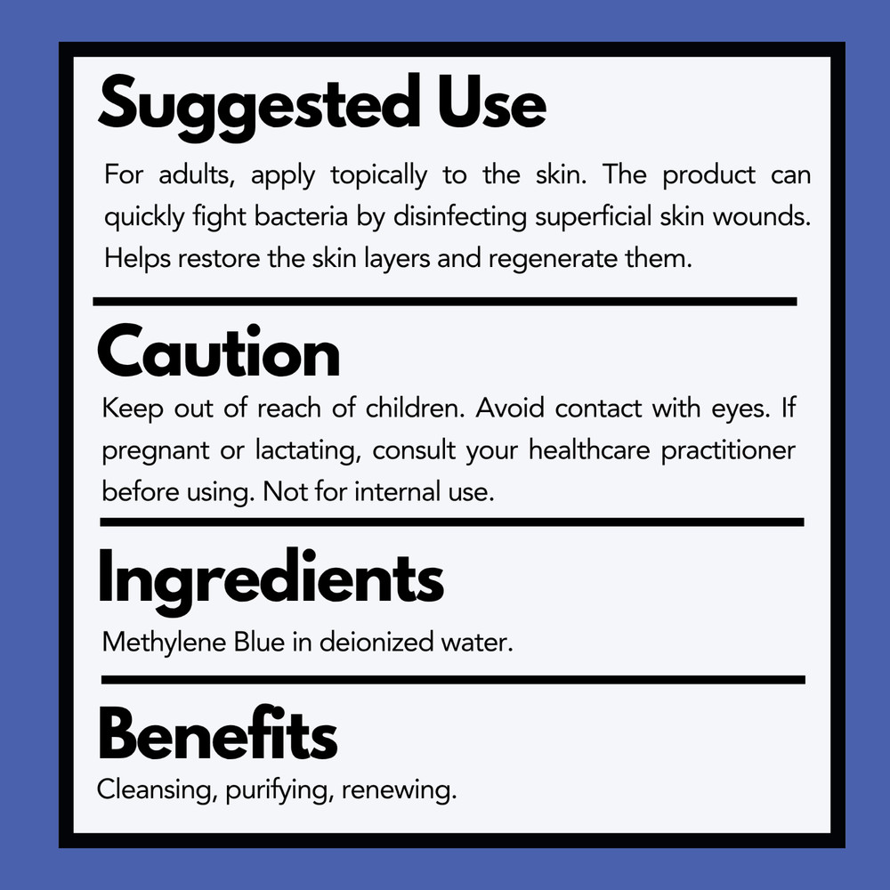 Arymar Azul de Metileno – Topical Solution for External Use, 1 fl oz (3-Pack)