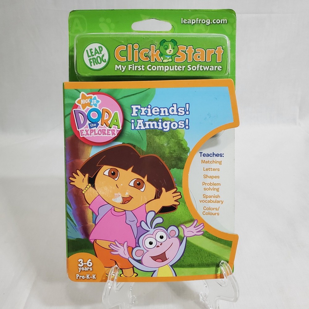 LeapFrog ClickStart My First Computer software cartridge featuring Dora