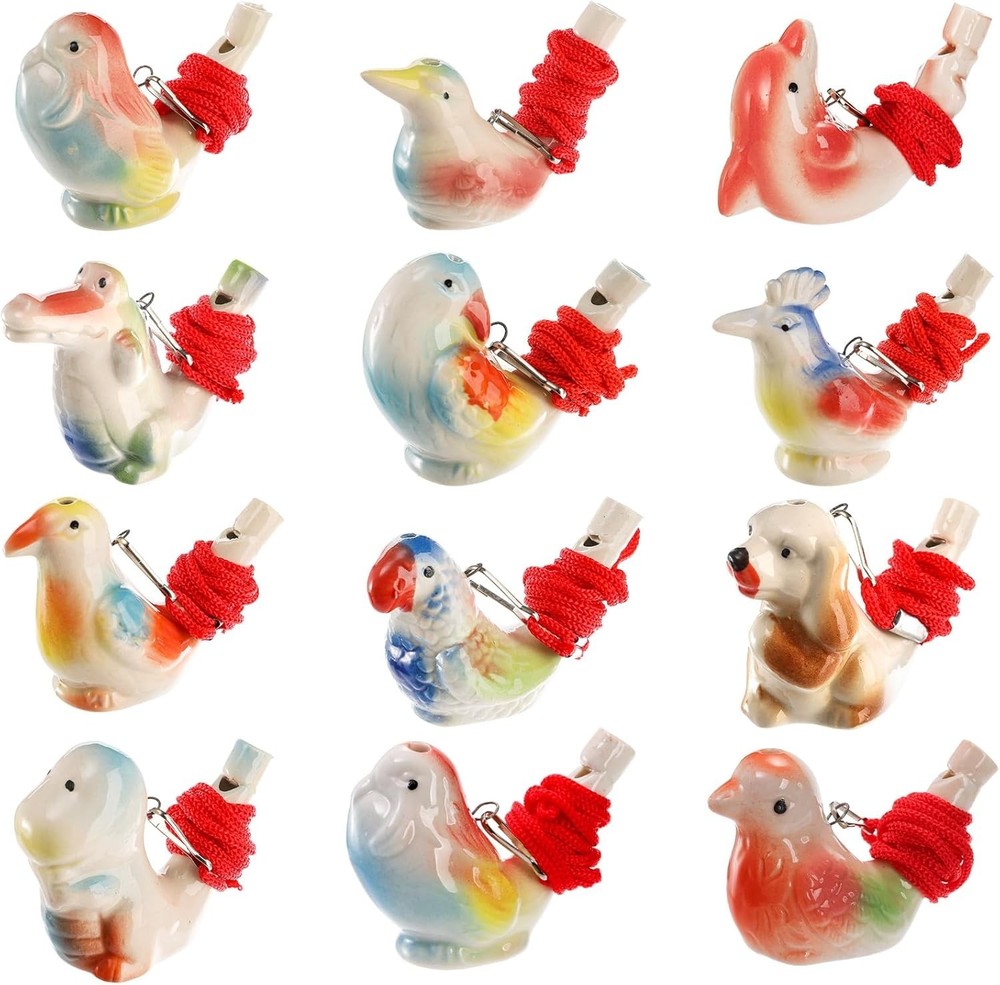 Multicolor Bird Whistles Set - Imaginative Play