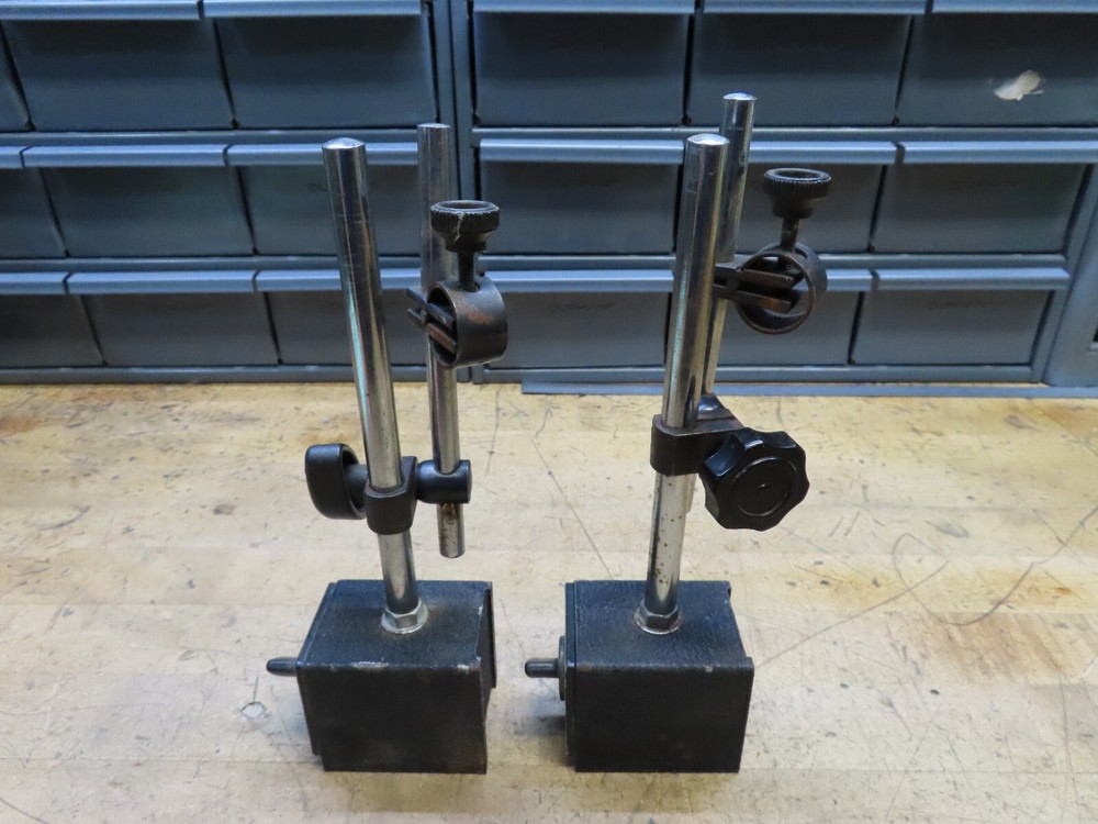 China made on/off magnetic indicator base & fine adjust rods (@D87)