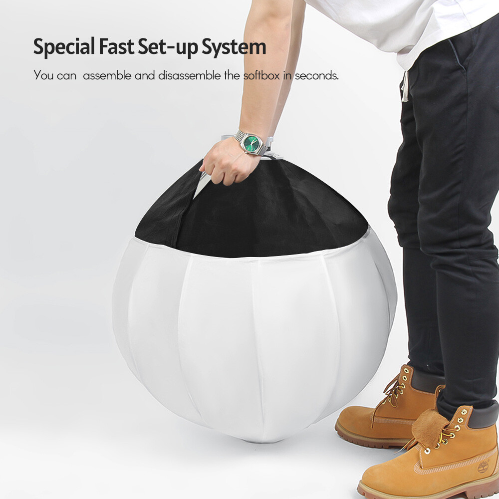 65cm/26inch Lantern Softbox Spherical Collapsible Soft Box D8B8