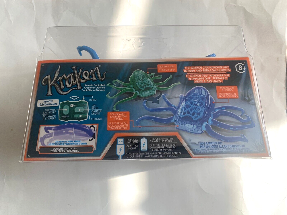 *NEW* HEXBUG Kraken Remote Controlled Creature 8-Legged Creepy Crawler
