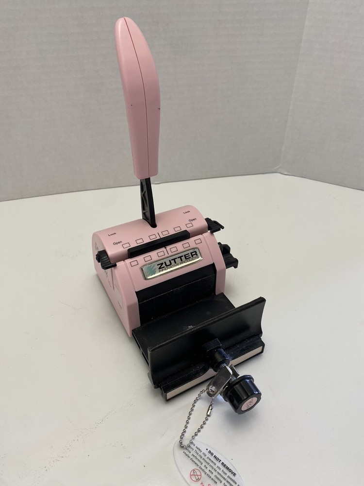 Zutter Bind-It-All V2.0 Pink Scrapbooking Binder Punch Bind Machine
