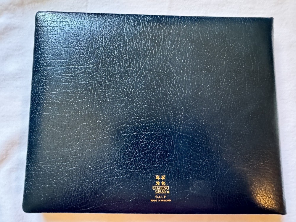 Charing Cross Quality Leather Notebook 8 x 6, Blank Pages