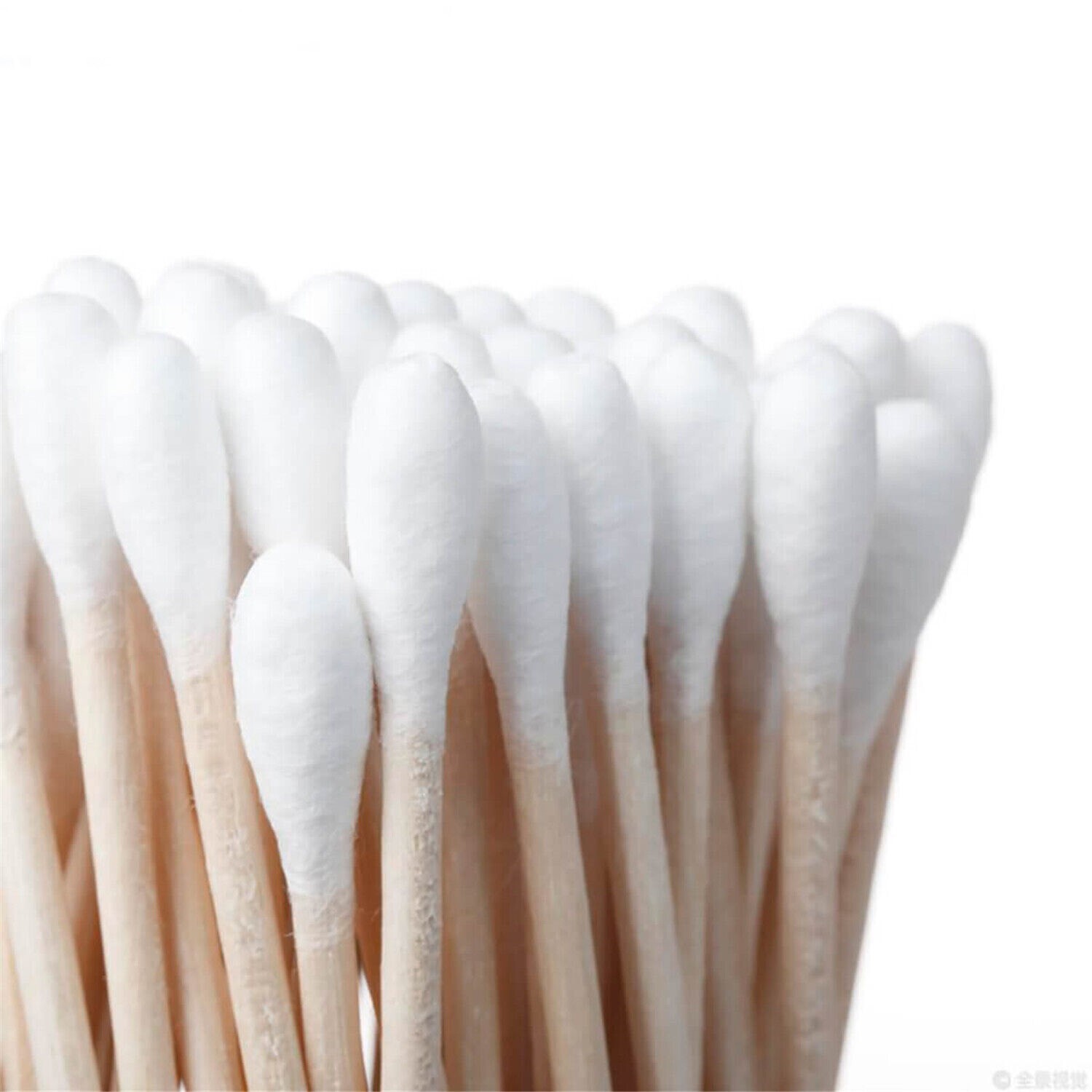 1000Pcs(10 bags) JMU Cotton Swabs Q Tip Applicators Wooden Handle Medical use 3"