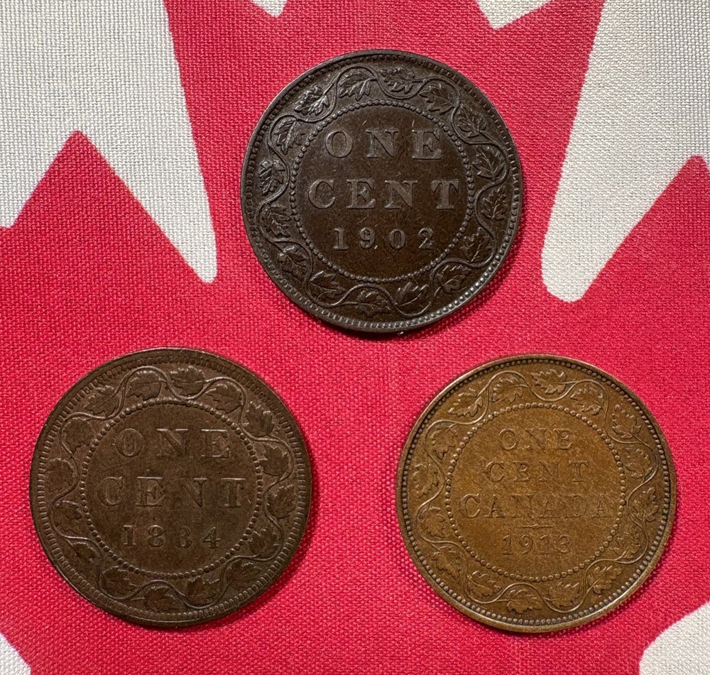 Canada Large Cent Date Set (COMPLETE) 1858-1920, 43 coins, WITH KEYS & VARIETIES