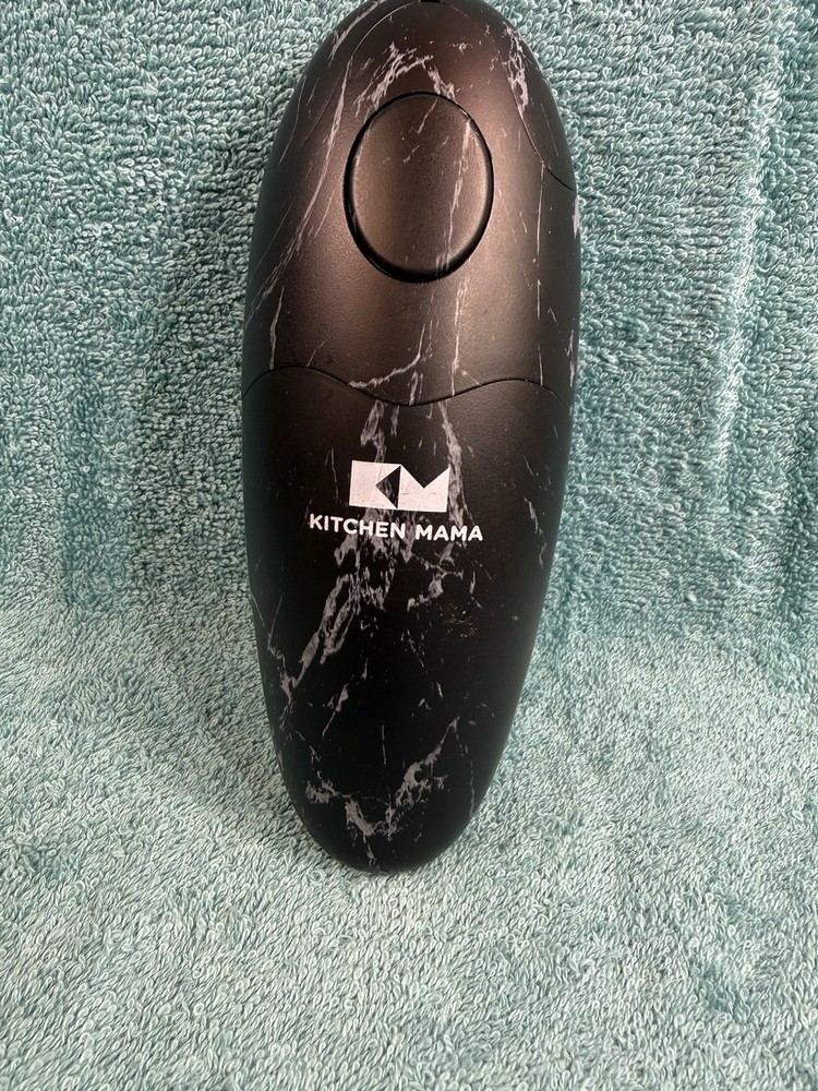 Kitchen Mama Smooth Edge Can Opener Marble Black
