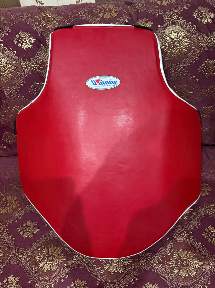 BOXING WINING BODY PROTECTOR RED PU LEATHER SAME AS PICTURE ALL SIZE AVALIABLE