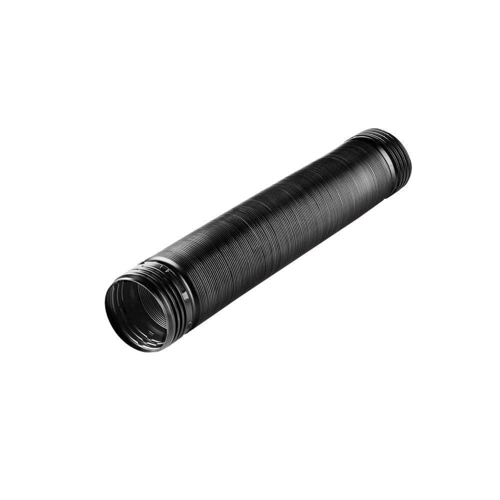 FLEX Drain 4 in. x 8 ft. Black Copolymer Solid Drain Pipe Easily expands