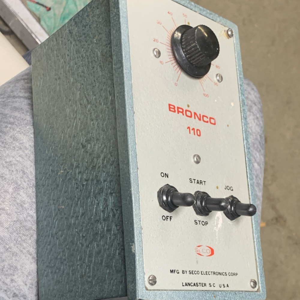 SECO Bronco 110 Machinery Speed Control Chassis Enclosure