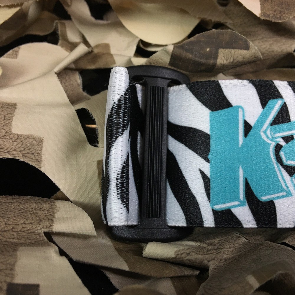 NEW KM Paintball Universal Mask Goggle Strap - White Tiger