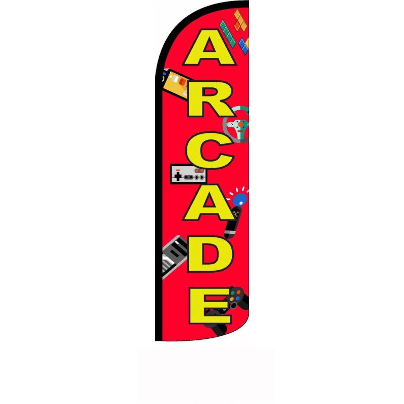 Arcade Flag Flutter Feather Banner Swooper Windless