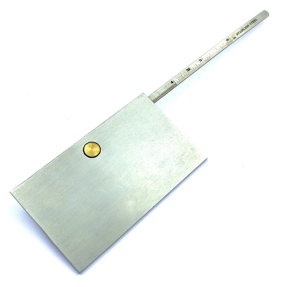 Stainless Steel Square Head Degree Protractor cum Depth Protractor 0-180 degrees