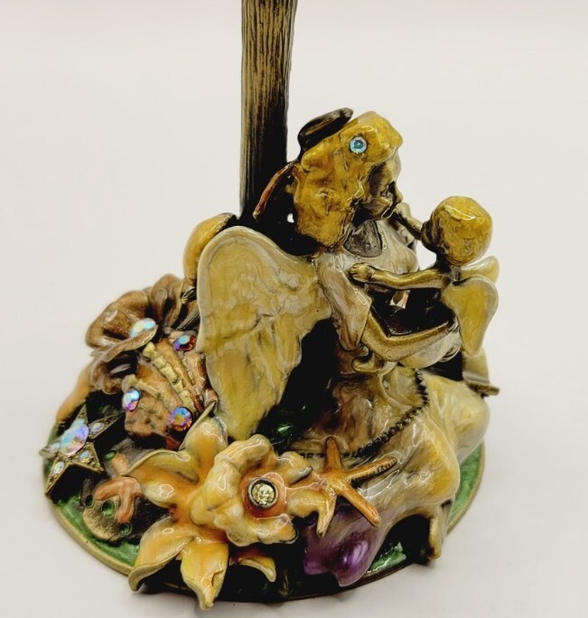 Kirks Folly Remember Angel Goblet Martinee Glass