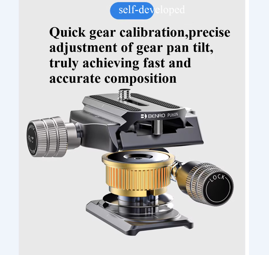 BENRO GPC1CN Geared Rotation Adapter head