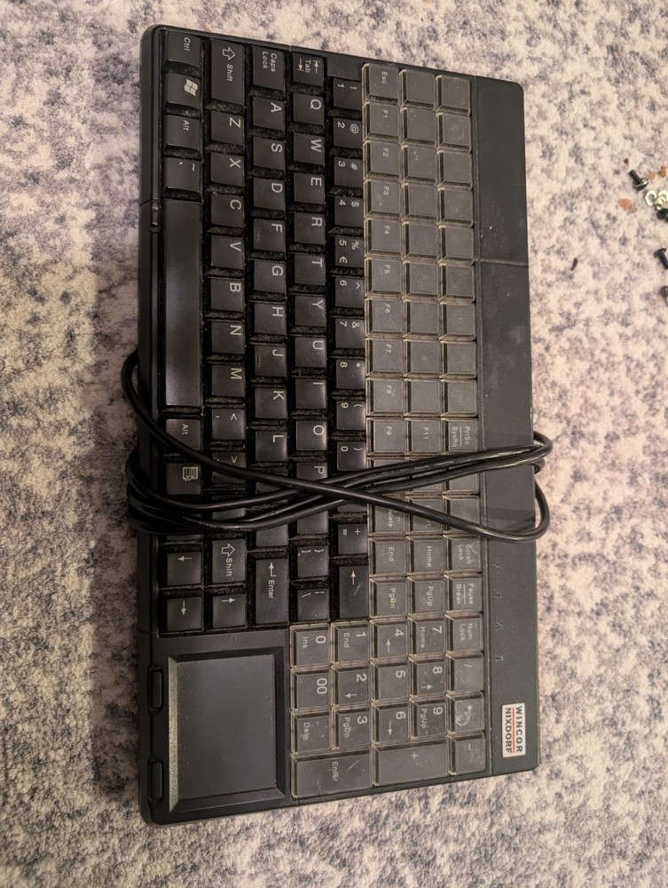 Cherry SPOS USB Keyboard w/ trackpad POS G86-61401 programmable keys