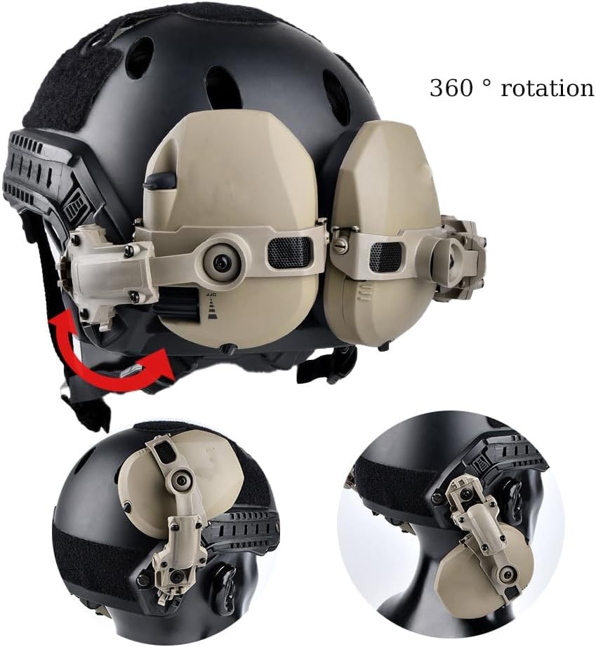 ARC Rail Adapter for Tactical Helmets, Fast Helmets Accessories Compatible wi...