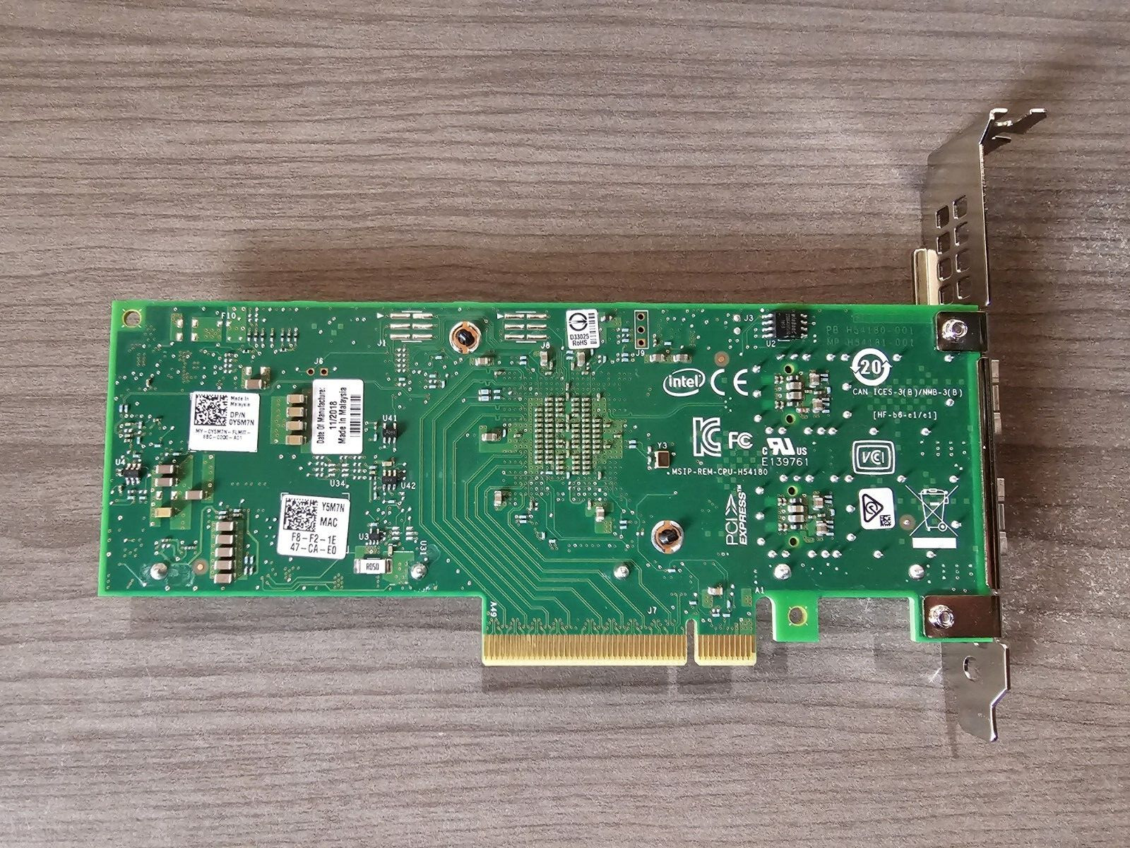 Dell X710-DA2 Dual Port 10Gb Network Adapter Full Height 0Y5M7N