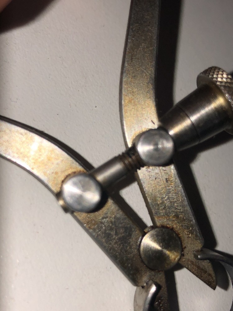 Lufkin Toolmakers Outside Calipers NOS Spring Style Machinist Tool Mini Size
