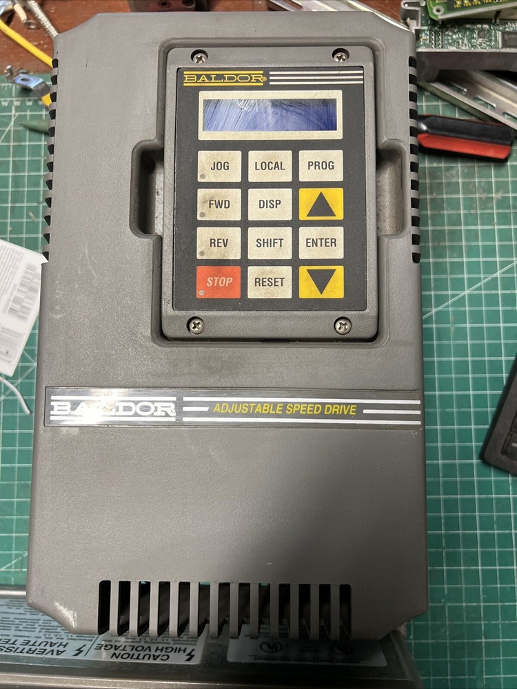 Baldor ID15H405-E Variable Frequency Drive 460VAC 3-Ph, 3/5/7.5Hp, 0-400Hz