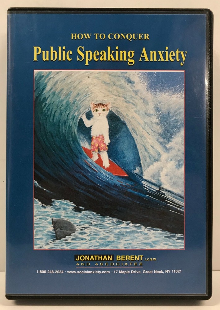 JONATHAN BERENT How to Conquer Public Speaking Anxiety CD 3 Disc Set Self Help