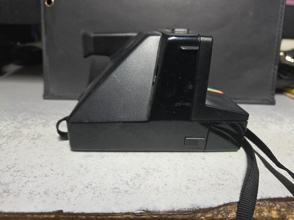 Vintage Polaroid Time Zero One Step Instant Land Camera With Strap