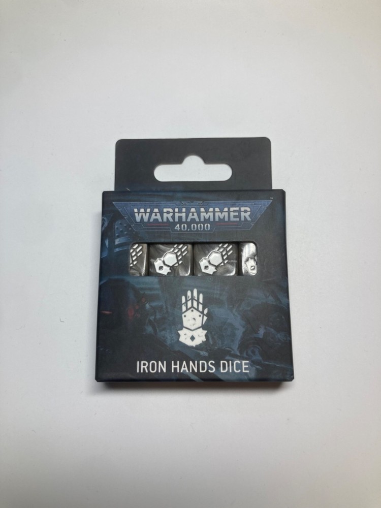 Warhammer 40k – Iron Hands Dice – Unopened
