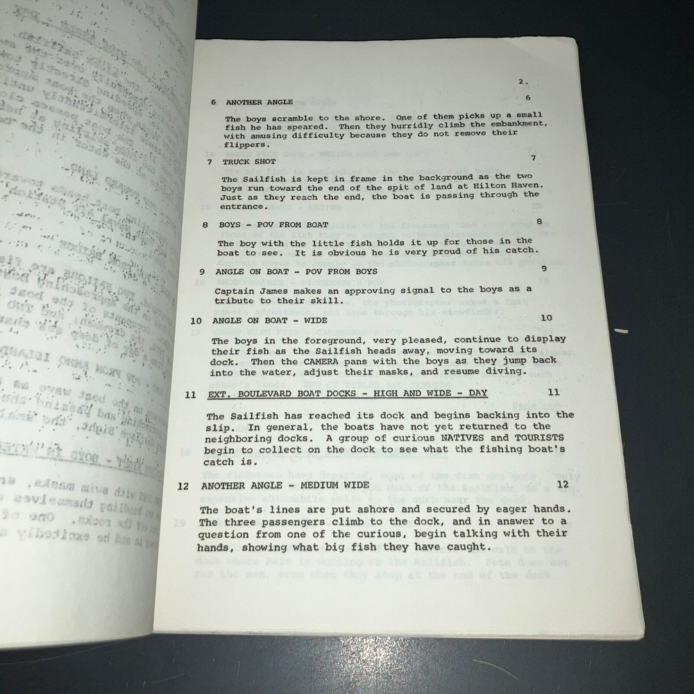 ESCAPE FROM HELL ISLAND (1963) Cinematographer-signed Early Title Script + COA!