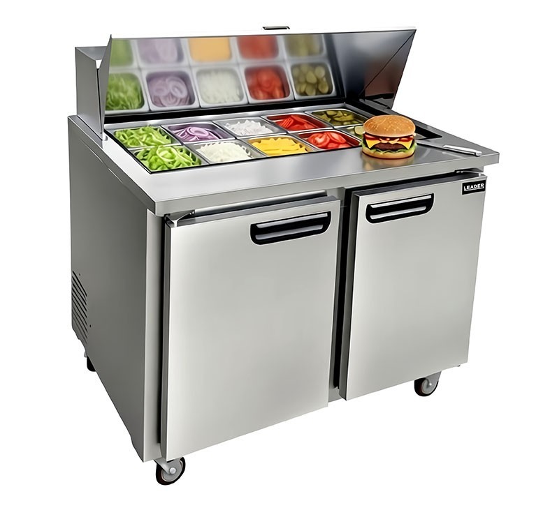Leader 48" Mega Top Sandwich Salad Prep Table