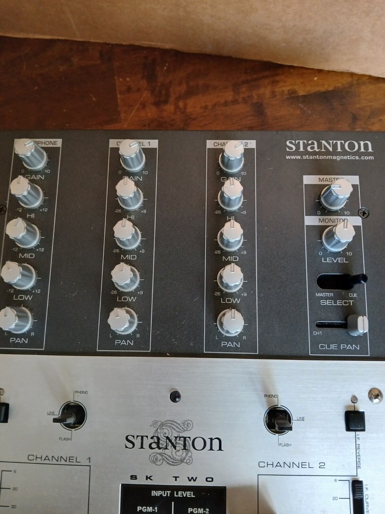 Stanton Sk2 DJ Mixer Untested