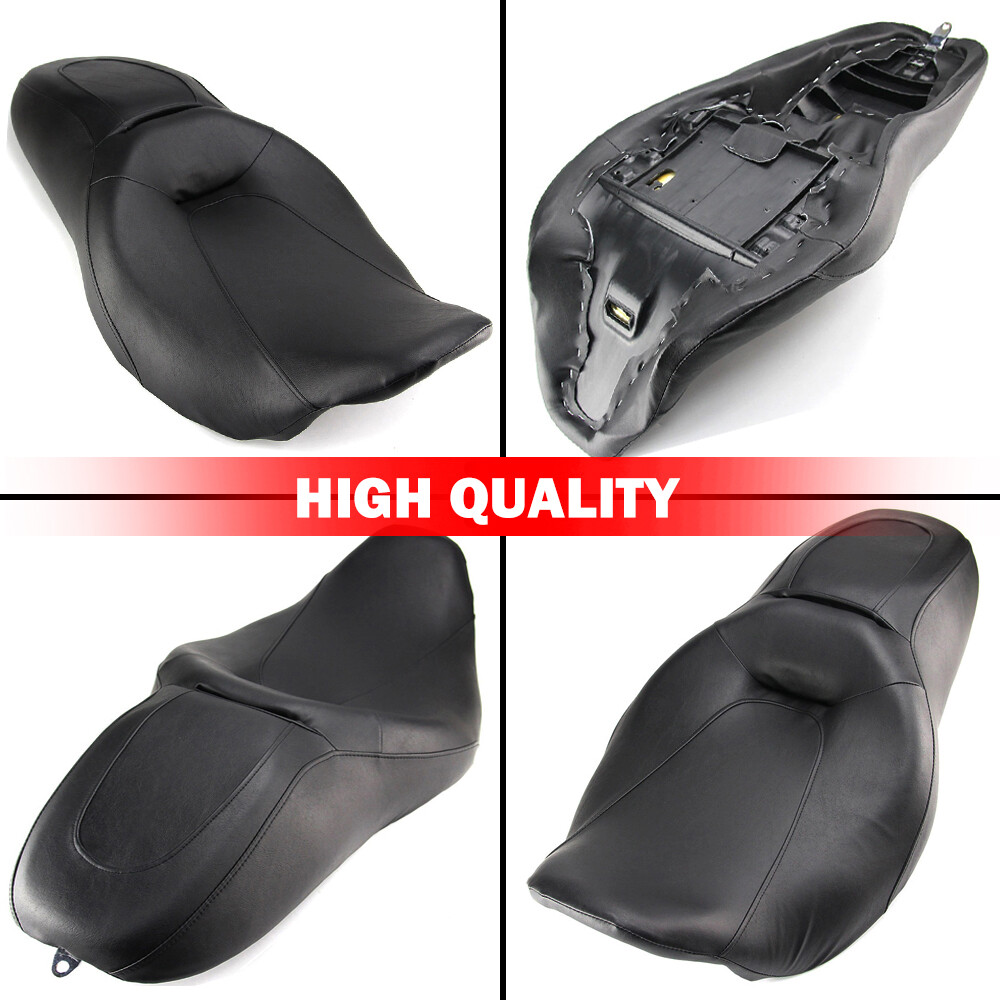 Low Profile Driver Passenger Seat Fits For Harley Road King Street Glide 2008-UP