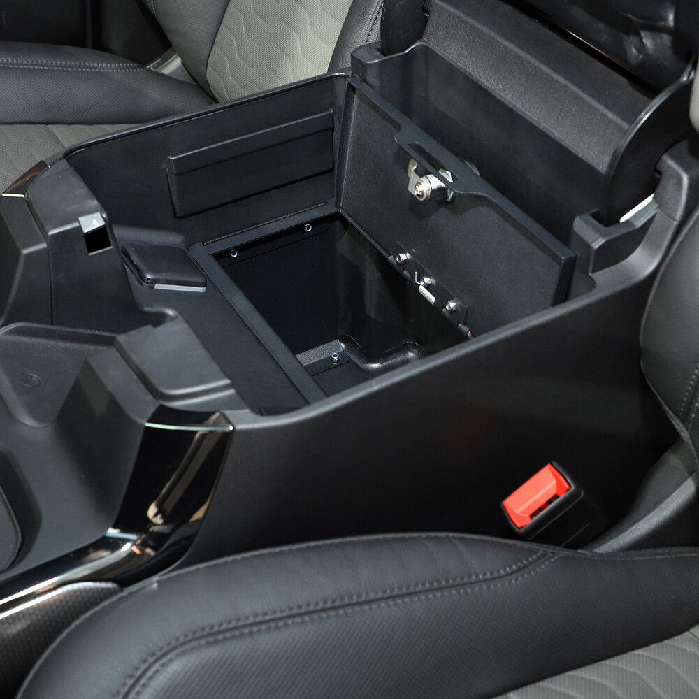 Console Armrest Vault Safe Box Lock Fit For Chevrolet Silverado GMC Sierra 2022+