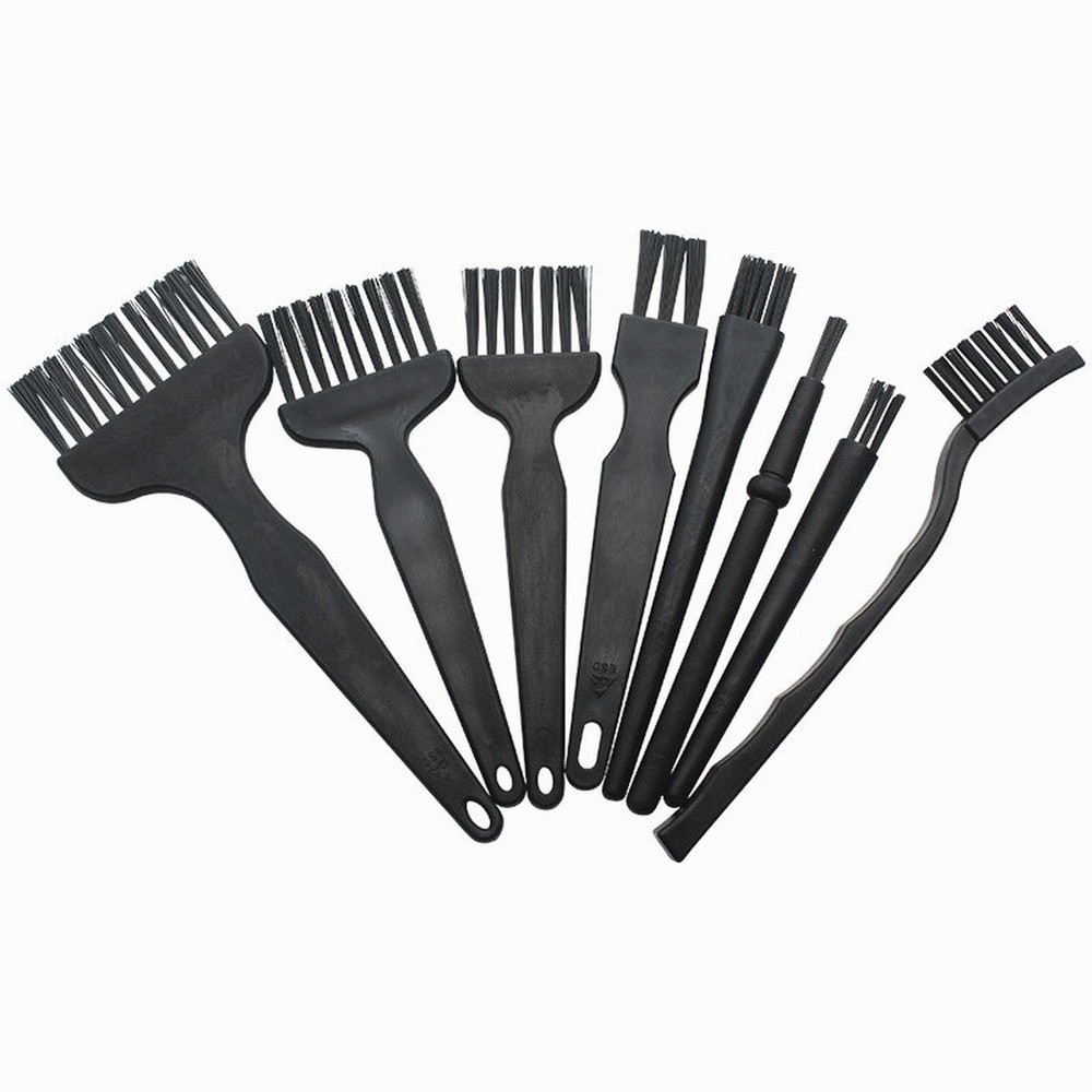 Anti Static Brush Set 8 Pieces for Keyboard Dust Removal and PCB Cleaning