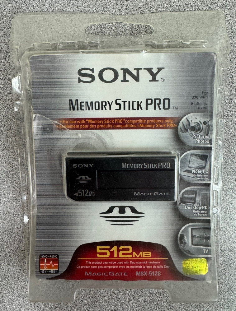 SONY 512MB Memory Stick Pro MSX-512S