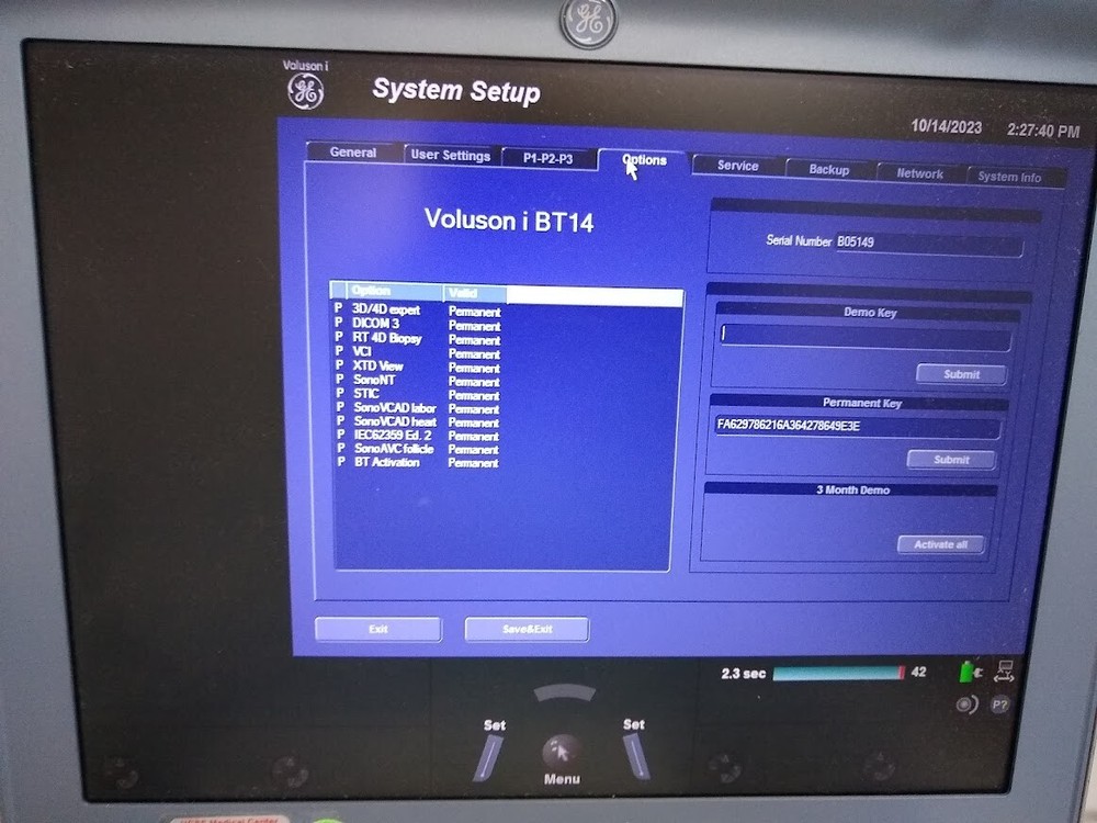 GE VOLUSON I 3D/4D + 4D TCX