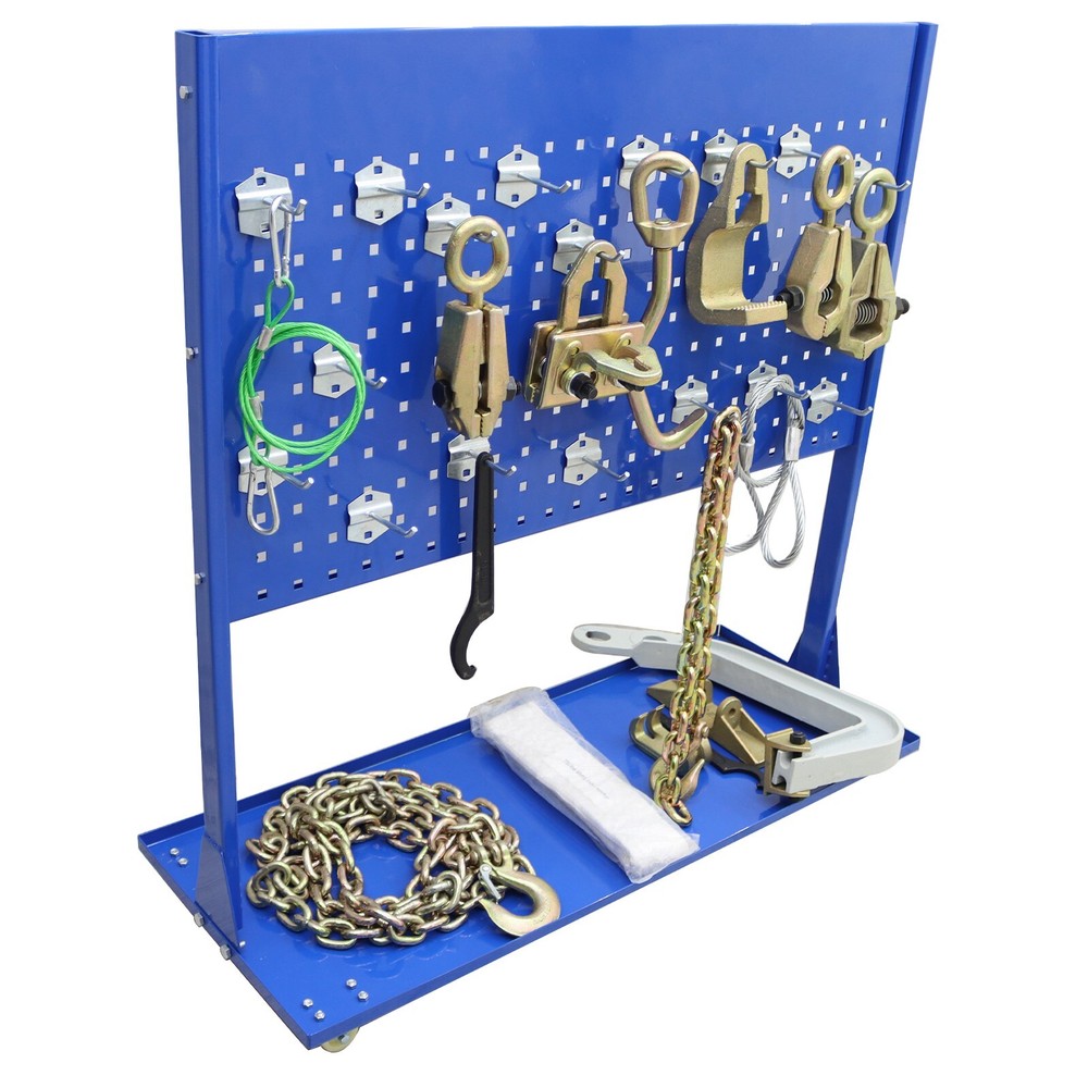 7716lbs Loading Capacity Auto Body Frame Puller Straightener w/attachment Tools