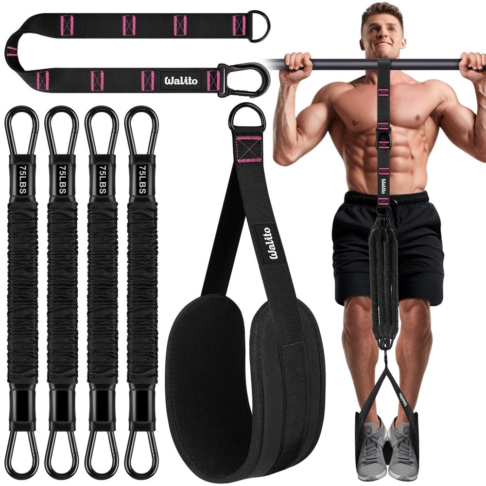 Pull Up Assistance Bands Set, Heavy Duty Adjustable Pull Up Assist Band with ...